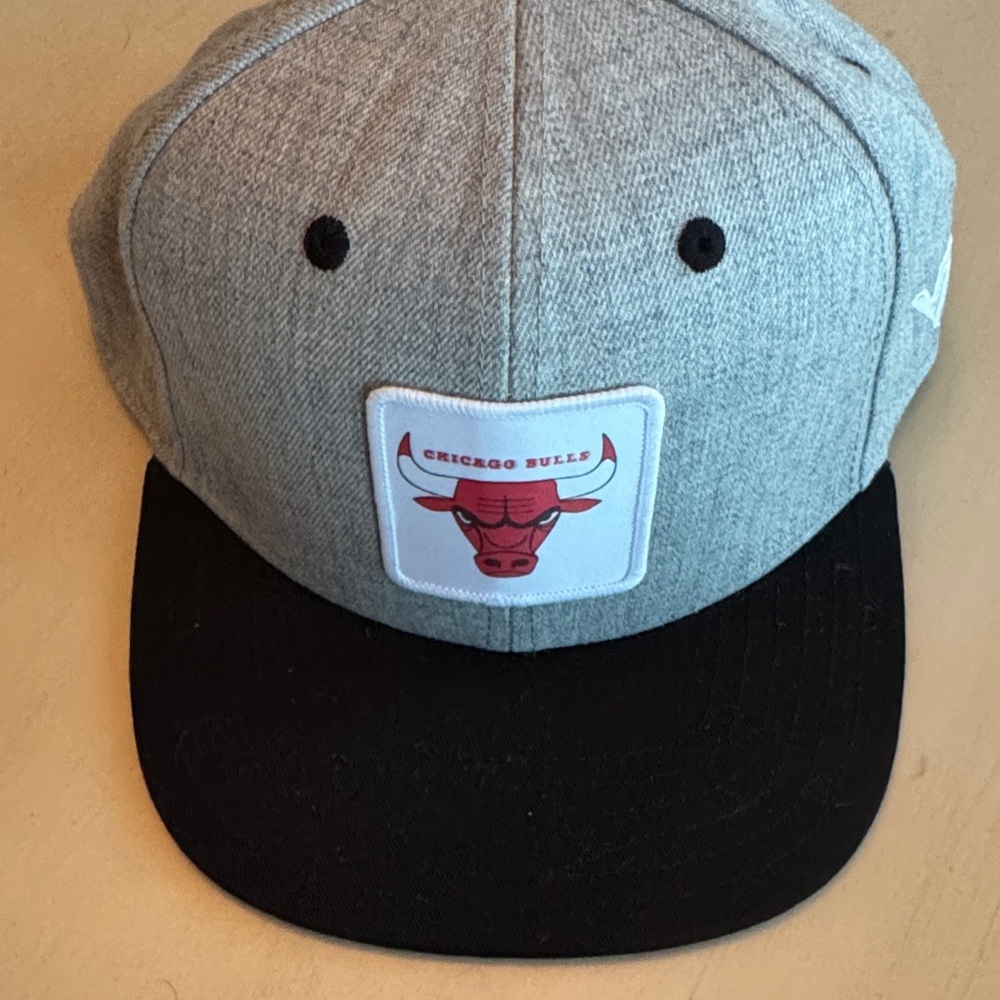 Chicago Bulls Gray and Black Cap